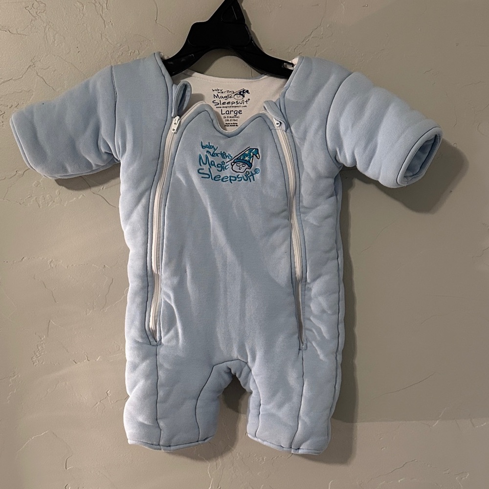 Baby Blue Magic Sleepsuit